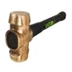 Wilton WL9-90816 B.A.S.H Brass Hammer 8 lb Head 16 in Handle Non-Sparking