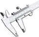 Spurtar Vernier Caliper Measuring Tool 6", 0-6Inch/0-150Mm Manual Non Digital Ca
