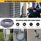 Wocloer 1-1/2 inch 25 Foot Liquid-Tight Conduit Kit, Flexible Non Metallic