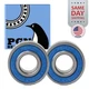 (2) 6203-2RS Premium Rubber Seal Ball Bearing C3 EMQ, 17x40x12, 6203 2RS 6203rs