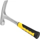 HOZEON 32 Oz Brick Hammer, Flat Head Rock Pick Hammer, 11.2 Inch All Steel Geolo