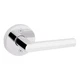 Closet Door Hardware - Kwikset Milan Dummy Handle Polished Chrome