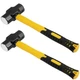HEIHAK 2 PCS 14 Inch 3 Lb Sledge Hammer, 3 Pound Drilling Club 3Lbs, Yellow 