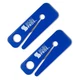 Blue Emergency Seat Belt Cutter Compact Portable Safety Tool for Vehicles