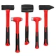 C&T 5-Piece Hammer Set, 16oz Ball Peen | 32oz | Red