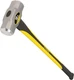 Truper 30930 10-Pound Sledge Hammer, Fiberglass Handle with Rubber Grip, 36-Inch