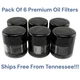 6-Oil Filters For Generac 070185, 070185D, 070185GS, 70185, 70185GS