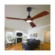 QUTWOB 52" Wood Ceiling Fan with Lights Remote Control,Quiet DC Motor 3 Blade...