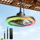 Ceiling Fan 20 16.4ft Waterproof Bluetooth Speaker RGB Wood Blade Lincrealy Fans Ceiling Fan 20 16.4ft Waterproof Bluetooth Speaker RGB Wood Blade Lincrealy Fans