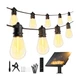Minetom 100FT Solar-String-Lights-Outdoor-Waterproof, 31+2LED S... Fast USA SHIP
