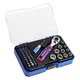 WORKPRO 4PIECES1/4"Dr. Master Socket Set Metric w/ual Head Ratchet Qucik-Release