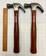 2 PAIR - Vintage CRAFTSMAN 16 Oz. Curved Claw Hammer USA Twin Claw 3818 MFG USA