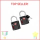 Forge 1'' Wide 1.8'' Tall, TSA Approved Luggage Locks: Key Locks for Travel. Ult