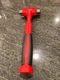 Snap On hbbd24 24 ounce ball peen soft grip dead blow hammer red