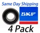 (Qty.4) SKF 6203 2RSH C3 DEEP GROOVE BALL BEARING, RUBBER SEALED 17x40x12 mm