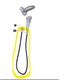 Moen 210007SRN Hose Kit 72" for Magnetix 220C3 Series Spot Resist Brushed Nickel
