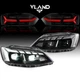 2Sets VLAND Headlights+SMOKE LED Tail Light For VW Jetta MK6 2011-2014 W/Startup