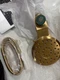 Moen Verso 220C3EPBG Brushed Gold 8-Function 7" Shower Head w Hose NO Handshower