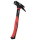 Roofing Hammer, Magnetic Nail Starter, Milled Latthammer, 21 Oz., 13� Fiberglass