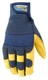 Wells Lamont HydraHyde Men's Water Resistant Work Gloves Blue/Yellow L 1 Pair