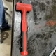 Snap-On HBFE24 RED 24 oz 12-1/2"  Soft Grip Dead Blow Hammer USA 