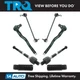 TRQ Front Inner Outer Tie Rod Bellow Sway Link Steering Suspension Kit  8pc New