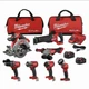 Milwaukee 3697-27 M18 FUEL 18V 7 Tool Cordless Lithium-Ion Combo Kit