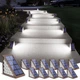 NIORSUN 12 Pack Stair Lights Outdoor Waterproof IP67, 12 Pack, Cool White