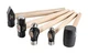 Titan TN85070 Tools 5-Piece Hickory Wood Handle Hammer Set