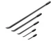 Pry Bar Set 5 Piece 12 17 25 36 45 in Angled End TEKTON LSQ90505 Handled