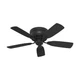Hunter 42 inch Indoor Ceiling Fan No Light - Black Ceiling Fan without Light,...