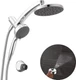 Delta 6-Setting PivotPro 3-in-1 Combination Shower Head with ProClean Spray, ...
