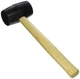 RoadPro Rubber Mallet Wooden Handle 16oz SST50102 Dead Blow Hammer Rubber Headed