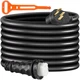 VEVOR 50Ft 50A RV Extension Cord Power Supply Cable Camper Flexible Male Plug