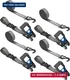Secure Tite 1-1/2" x 20' Tie Down Ratchet Straps, Ratchet Tie Down Straps, Doubl