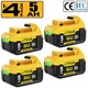 1-4X 20V Battery For DeWalt 20 Volt Max 5.0AH Lithium Ion DCB206-2 DCB205 DCB200