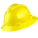 MSA V-Gard Hat w/Staz-On Susp. Yellow