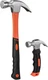 2 Piece Hammer Set,includes 1 Pack 8 OZ Mini Stubby Claw Hammer and 1 Pack 16 OZ