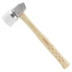 Ultra-Light Weight Aluminum White Rubber Capped Flooring Mallet