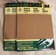 3M Aluminum Oxide Sandpaper 9" x 11" 10 Packs 5-Sheets VERY FINE 9000NA 9002NA