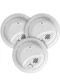 First Alert SMI100-AC Hardwire Interconnect Smoke Alarm with Battery Backup 3Pcs