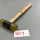 Stanley 57-593 4 oz Soft Face Mallet USA Vintage Dual Head Hammer Wood Handle