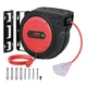 Extension Cord Reel 75FT 14AWG Heavy Duty Triple Tap Red VEVOR Electric 14AWG 3C