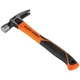 Klein Tools H80820 20 oz Straight-Claw Hammer, Fiberglass Shock Absorbing Grip 1