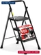 HBTower Step Ladder, Folding Step Stool with Wide Anti-Slip Pedal, Sturdy Steel