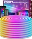 FBZ 200Ft Led Rope Lights, Flexible Neon Lights Control with App/Remote, Mult...