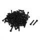 100Pcs M3x20 Alloy 12.9 Steel Hex Bolt Socket Head Cap Machine Screws Kit Black