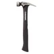 Husky 20 oz Fiberglass Claw Hammer Magnetic Nail Starter Steel Smooth Grip Black