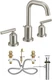 Moen TV6142BN Gibson Brushed Nickel Two-Handle High Arc Bathroom Sink Faucet