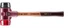 Halder 3026.060, Simplex Mallet with Black Rubber & Red Plastic Inserts